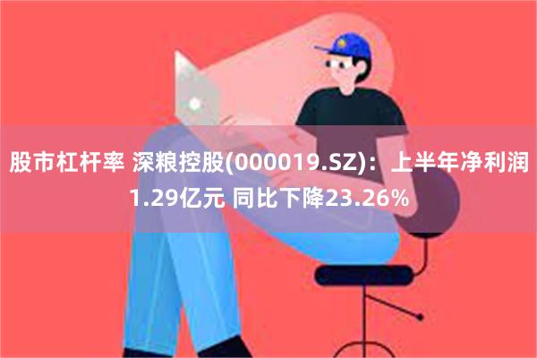 股市杠杆率 深粮控股(000019.SZ)：上半年净利润1.29亿元 同比下降23.26%