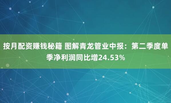 按月配资赚钱秘籍 图解青龙管业中报：第二季度单季净利润同比增24.53%